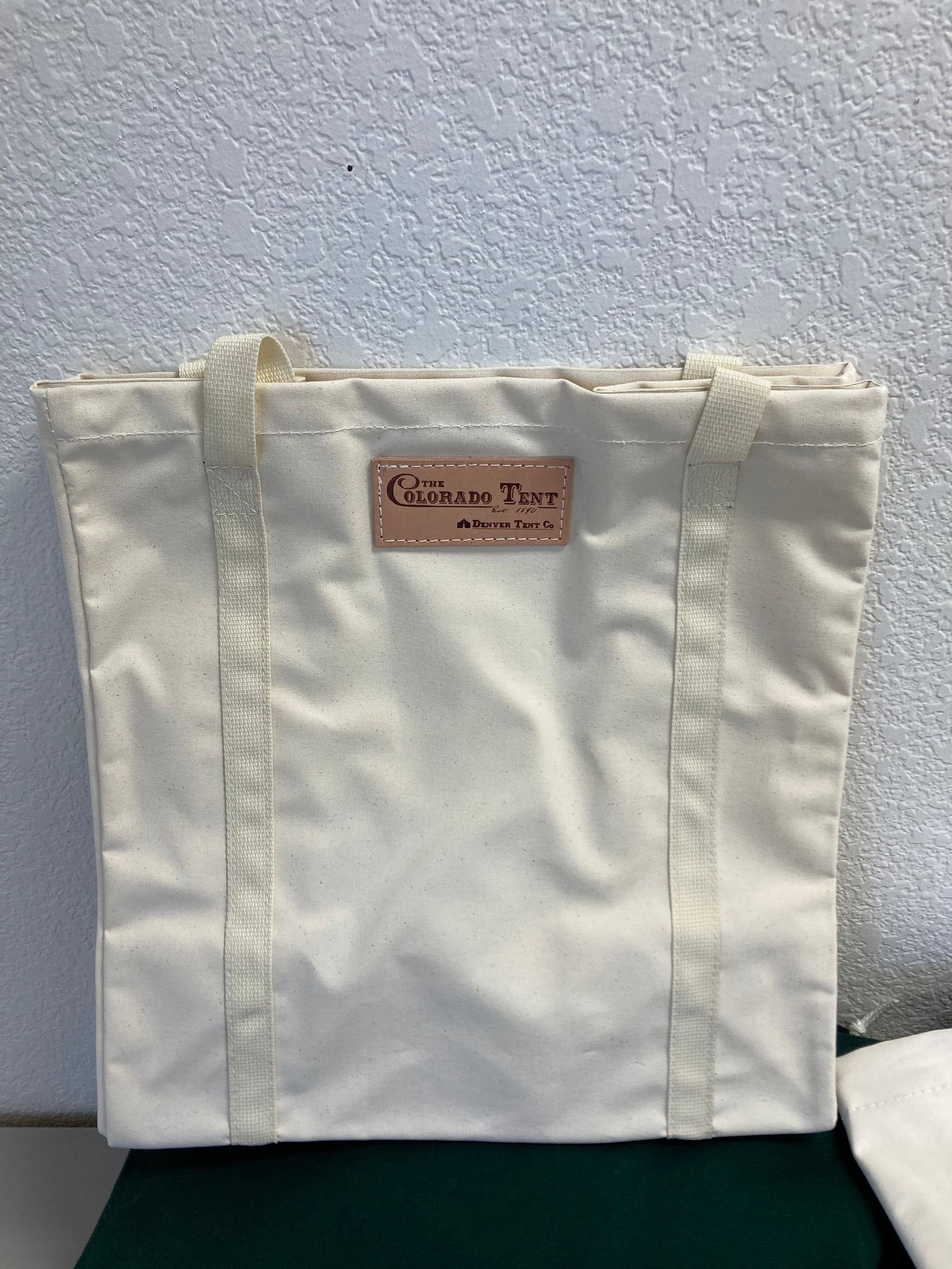 Biome Organic Cotton Canvas Tote Shopping Bag - Natural